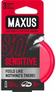 Презервативы супер тонкие &quot;Maxus Sensitive&quot; в жестяном футляре, 3шт
