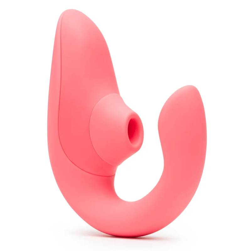 Стимулятор клитора + вибратор для точки G &quot;Womanizer Blend&quot; розовый 